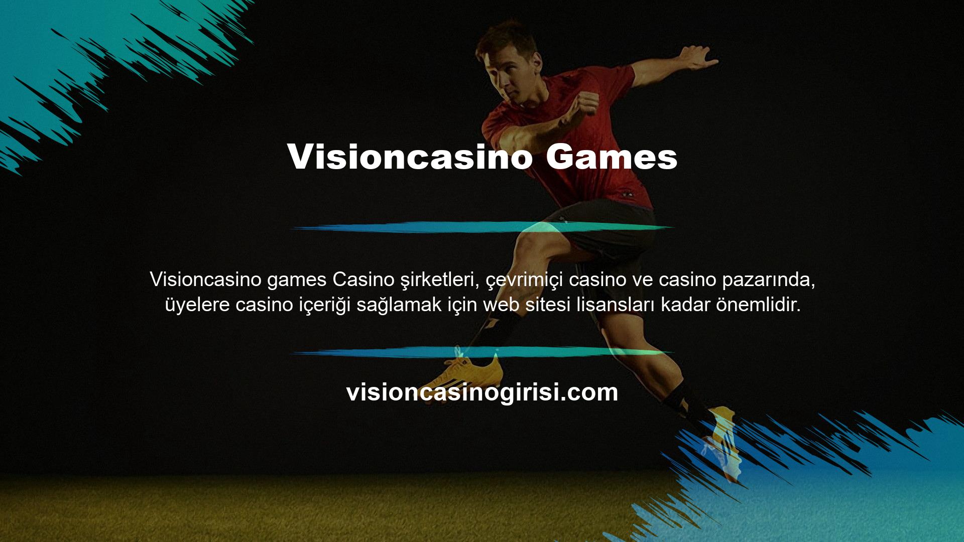 Visioncasino Games